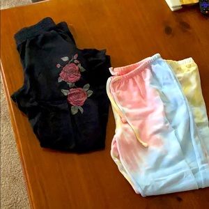 2 pairs of sweatpants